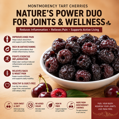 🍒Tart Cherry Extract for Joint Support - Back & Knee Relief |  Modern Artisanat🎁-C1
