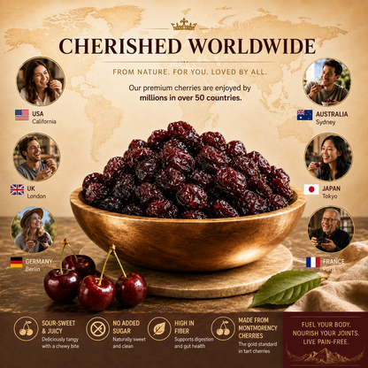 🍒Tart Cherry Extract for Joint Support - Back & Knee Relief |  Modern Artisanat🎁-C1