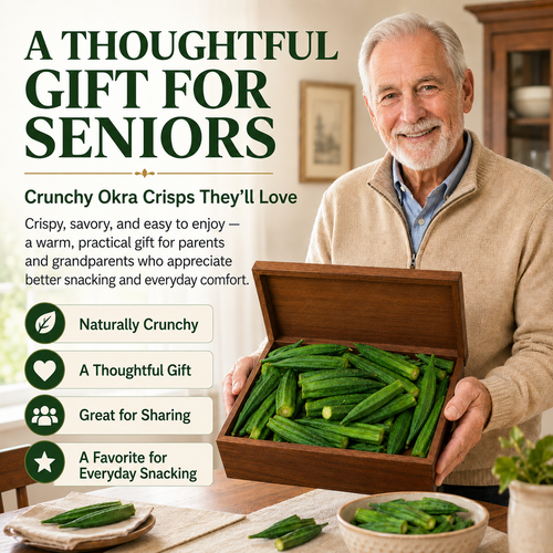 🌿 JointFlex Okra Crisps 🥬 | Knee Comfort, Joint Mobility & Healthy Circulation Support-LP
