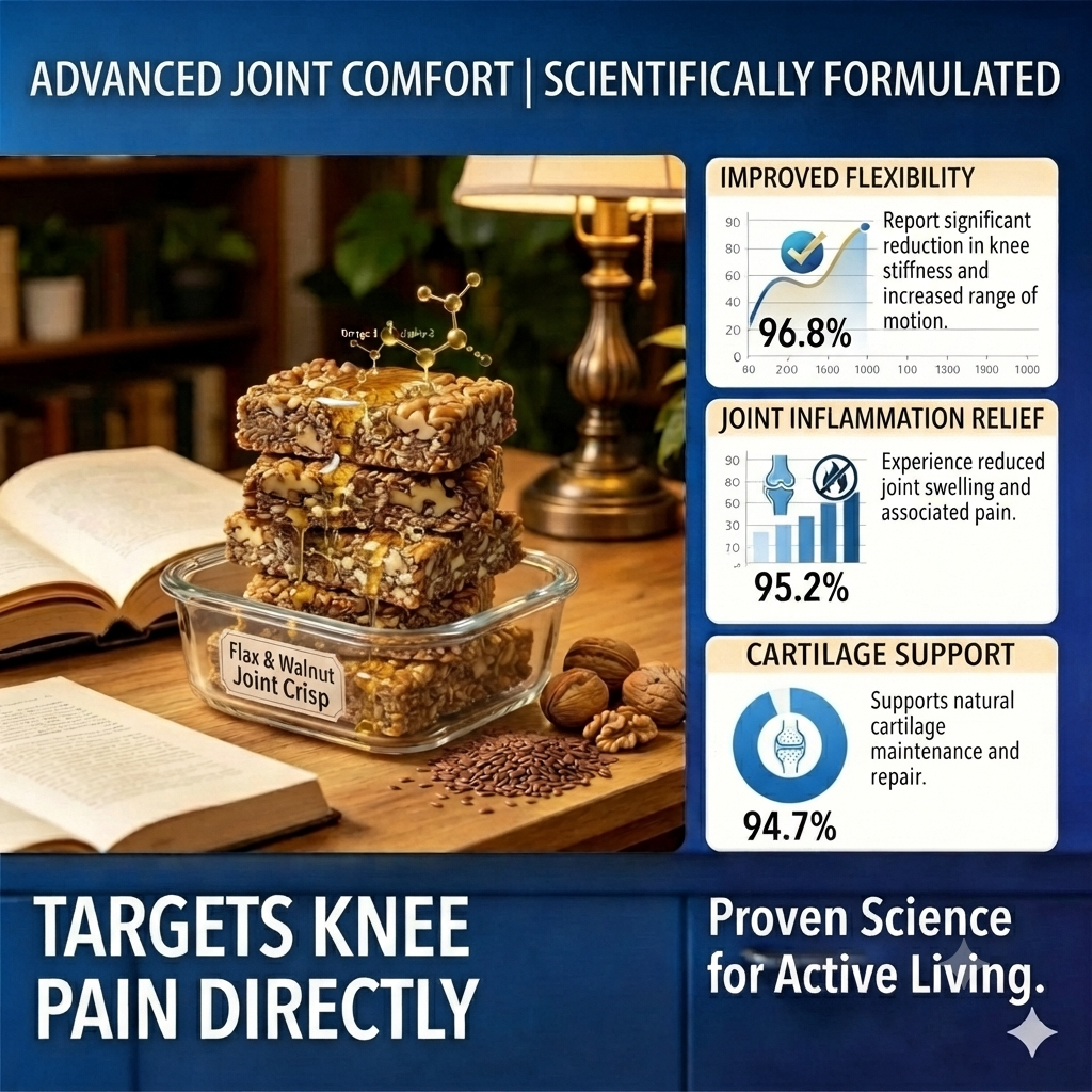 ⚡Stiff Knees & Painful Stairs? 🌱Reclaim Your Morning Mobility with This Delicious Flaxseed & Walnut Joint Crisp!🏋️‍♂️-C1
