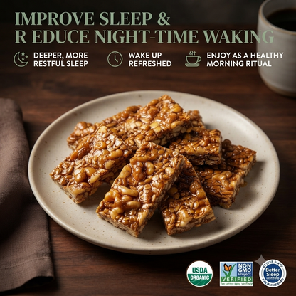 ⚖️Feeling Heavy After Meals? 🌱Support Your Healthy Aging Journey With This Delicious Flaxseed & Walnut Crisp❤️-C1