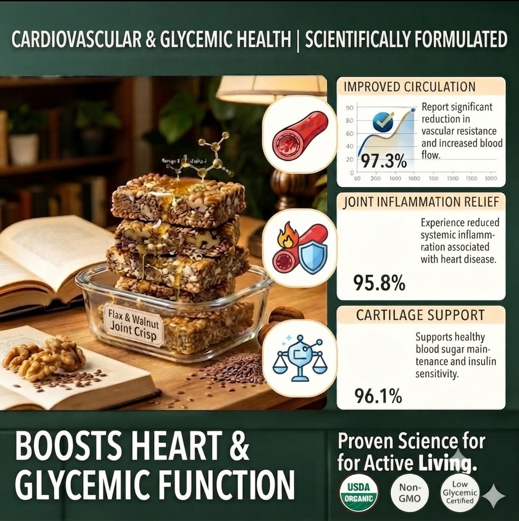 ⚖️Feeling Heavy After Meals? 🌱Support Your Healthy Aging Journey With This Delicious Flaxseed & Walnut Crisp❤️-C1