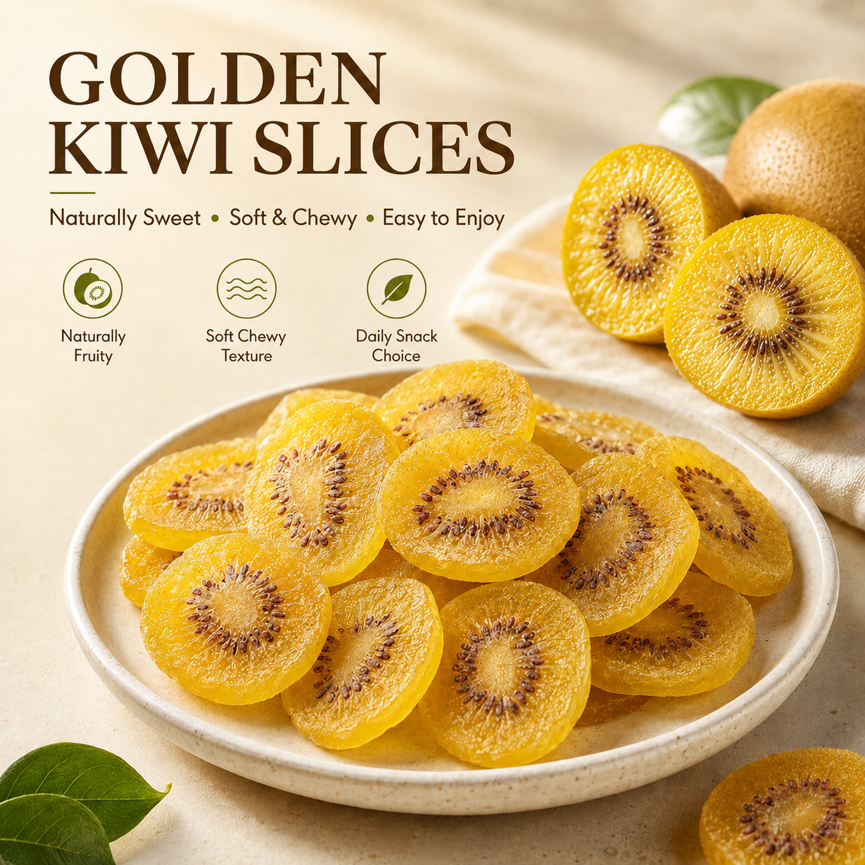 🥝Premium Golden Kiwi Slices – Daily Joint & Whole-Body Wellness-EQ